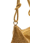 Zen Collection Diamante Clutch Bag, Gold