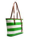 Zen Collection Stripe Tote Bag, Green