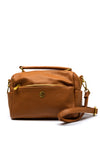 Zen Collection Faux Leather Cross Body Bag, Camel