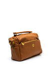 Zen Collection Faux Leather Cross Body Bag, Camel