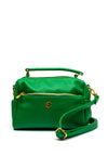 Zen Collection Faux Leather Cross Body Bag, Green