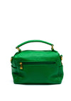 Zen Collection Faux Leather Cross Body Bag, Green