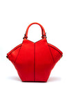 Zen Collection Faux Leather Large Grab Bag, Red