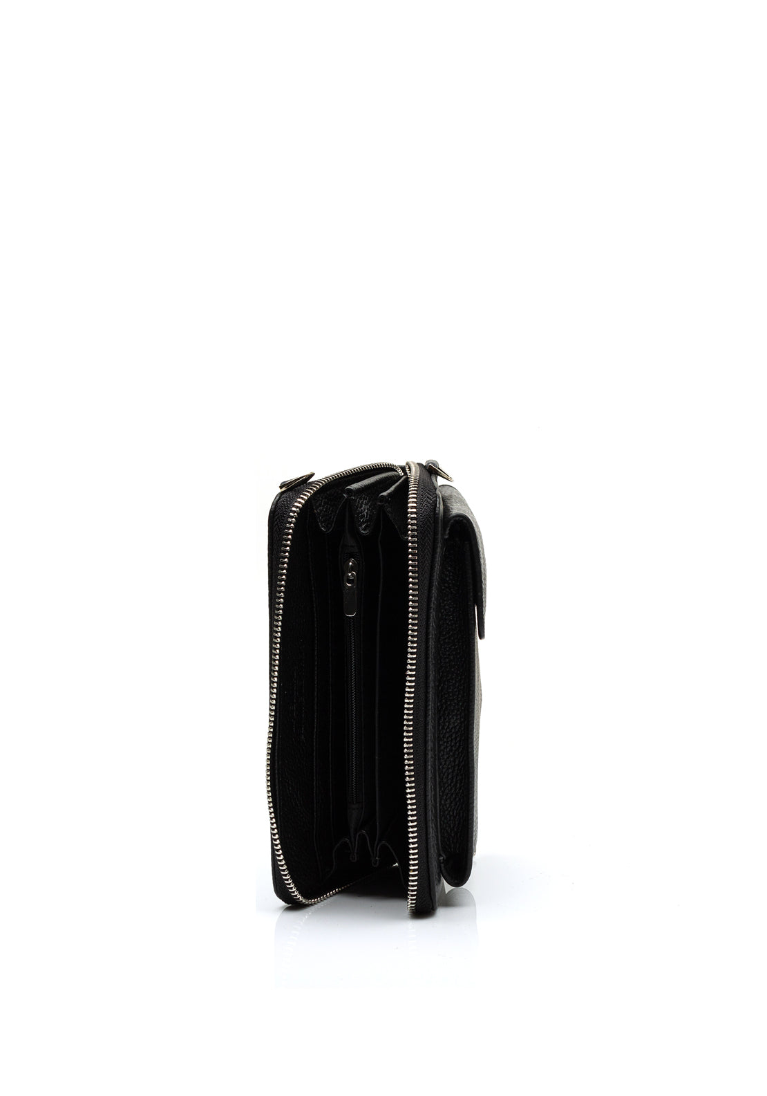 Zen Collection Faux Leather Smart Phone Wallet, Black