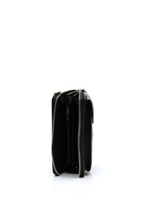 Zen Collection Faux Leather Smart Phone Wallet, Black