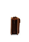 Zen Collection Faux Leather Smart Phone Wallet, Tan