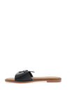 Zen Collection Faux Croc Slider, Black