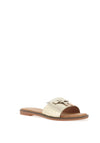 Zen Collection Faux Croc Slider, Gold