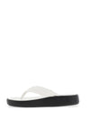 Zen Collection Faux Leather Flip Flop, White
