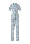 Pastunette Floral Pyjama Set, Turquoise
