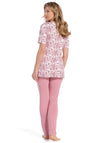 Pastunette Deluxe Vintage Short Sleeve Pyjama Set, Pink