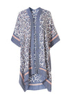 Pastunette Beach Animal Print Kaftan, Navy