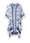 Pastunette Beach Vintage Print Kaftan, White