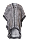 Pastunette Beach Vintage Print Kaftan, Black