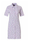 Pastunette Floral Collar Short Sleeve Nightdress, Lilac
