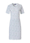 Pastunette Sleeveless Round Neck Dot Nightdress, White Multi