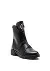Patrizio Como Eboli Biker Ankle Boot, Black