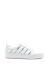 Patrizio Como Feltre Faux Leather Trainers, White