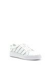 Patrizio Como Feltre Faux Leather Trainers, White