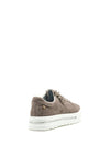 Patrizio Como Padua Faux Suede Zip Trainers, Grey