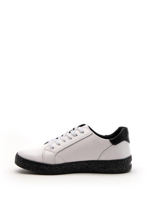 Patrizio Como Tellaro Glitter Rubber Sole Trainer, Black Multi