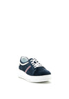 Patrizio Como Vittoria Faux Suede Trainers, Navy