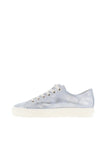 Paul Green Metallic Side Zip Trainers, Blue