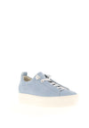 Paul Green Leather Elastic Lace Platform Trainers, Blue