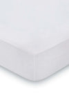 Peacock Blue Hotel 220 TC Fitted Sheet, Platinum