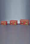 Premier Christmas Set of Three Santa Oblong Tins