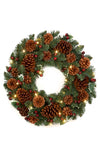 Premier Christmas Pre Lit LED Christmas Wreath