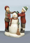 Premier Christmas Children building Snowman Ornament