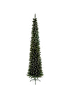 Premier Christmas Green Flocked Pencil Pine Christmas Tree, 7.5ft