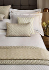 Peacock Blue Cadogan Duvet Cover, Stone
