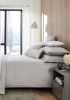 Peacock Blue Hotel Alto 200 TC Duvet Set, Platinum