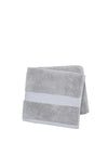 Peacock Blue Hotel Savoy Towels, Silver