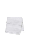 Peacock Blue Hotel Savoy Towels, White