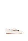 Perfect Kids Callie Glitter Communion Shoes, White