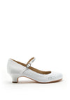 Perfect Kids Girls Ava Satin Communion Shoes, White