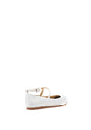 Perfect Kids Lena Satin Communion Shoes, White
