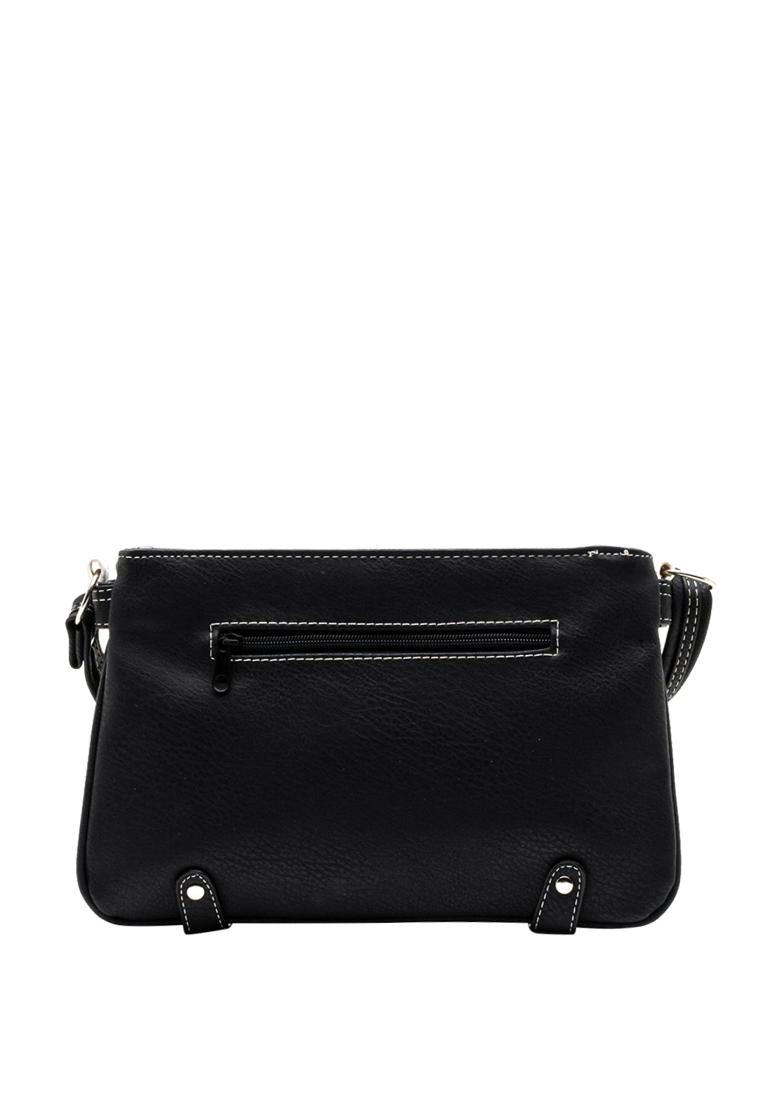 Zen Collection Contrast Small Crossbody Bag, Black & White