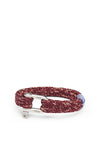 Pig & Hen Gorgeous George Men’s Bracelet, Bordeaux Sand