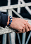Pig & Hen Icy Ike Men’s Bracelet, Navy Cobalt