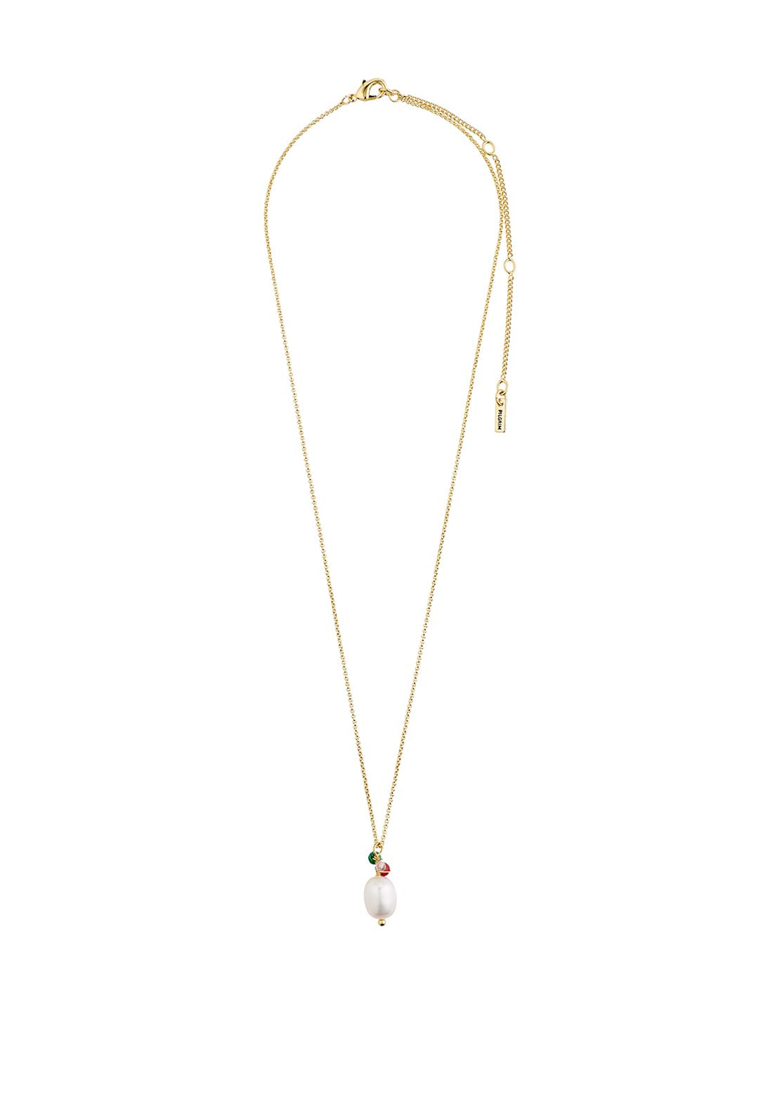 Pilgrim Posey Semi-Precious Stoned Necklace, Gold
