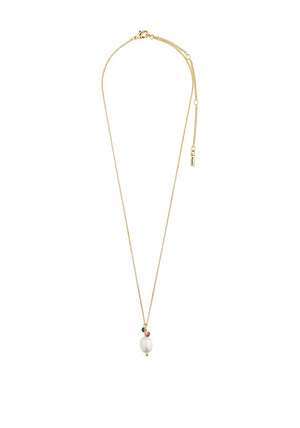 Pilgrim Posey Semi-Precious Stoned Necklace, Gold