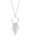Pilgrim Linea Spike Pendant Necklace, Silver