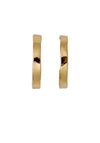 Pilgrim Small Hoop Stud Earrings, Gold