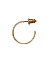 Pilgrim Small Hoop Stud Earrings, Gold