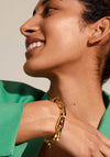 Pilgrim Love Chain Bracelet, Gold