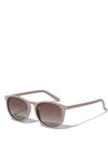 Pilgrim Camilla Light Frame Sunglasses, Beige